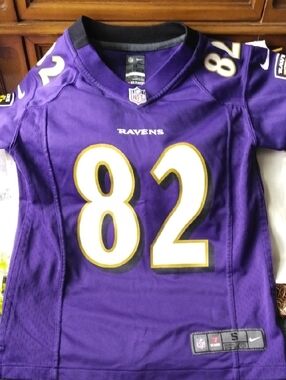 Nike Kids Baltimore Ravens #82 Purple Football Jersey